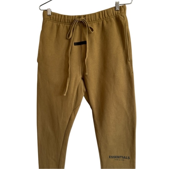 Fear of God Essentials Amber Fleece Lounge Pants, Size S - Picture 4 of 12
